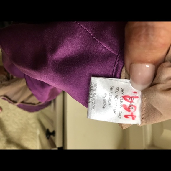 Vera Wang 100% Silk Mini Dress Size 6 - Picture 5 of 9